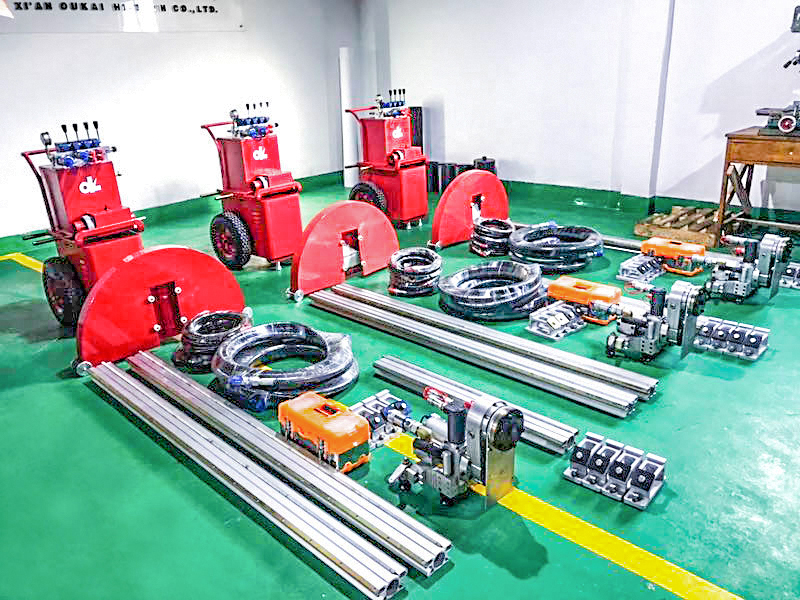 Máquinas d corte mural hidráulica